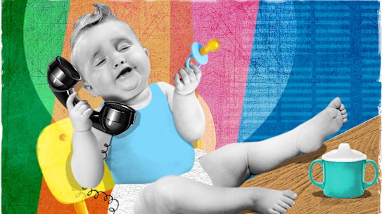 Looking after a toddler in the office isn’t in most people’s job descriptions.