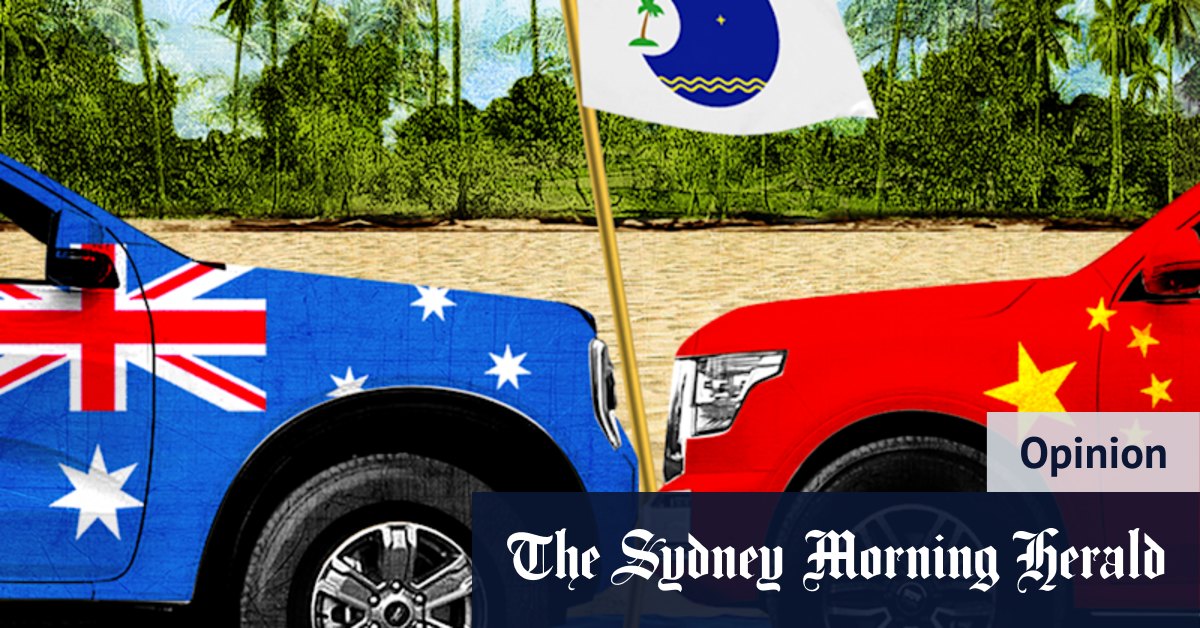 China and Australia are in a high-speed race to win control of the Pacific