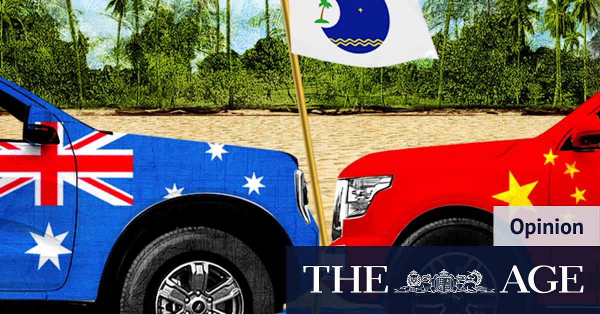 China and Australia in a high-speed race to win control of the Pacific