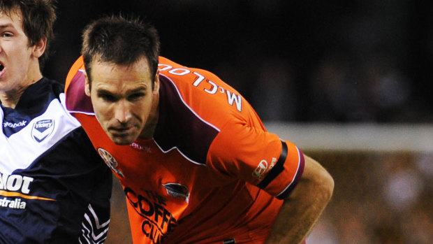 Josh McCloughan, pictured while he played for Brisbane Roar.