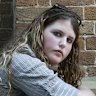 Tegan Wagner, pictured in 2006, during the trial of the Pakistani gang rapist brothers.