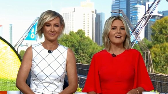 Deb Knight and Georgie Gardner on the 'new-look Today'.