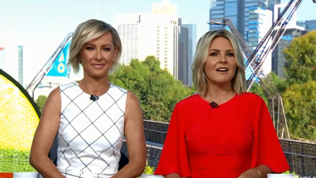 Deb Knight and Georgie Gardner on the 'new-look Today'.