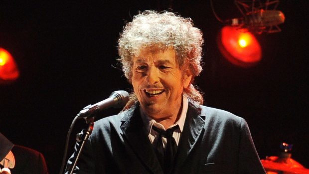 Bob Dylan performs in Los Angeles. 