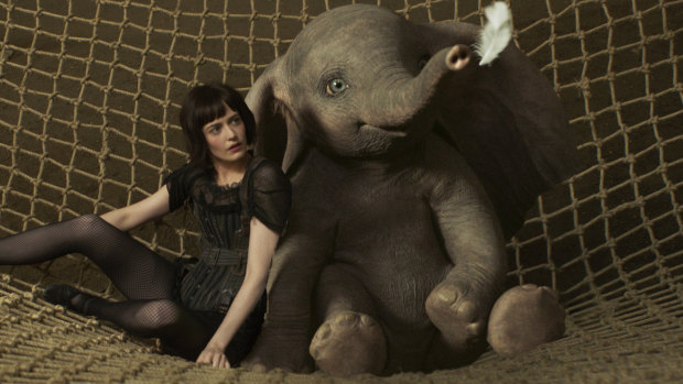 “I realised that I was Dumbo”: Eva Green and Dumbo in Tim Burton’s live action version of the Disney animated movie.