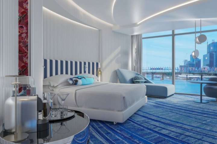 One of the 588 rooms and suites in the hotel, each with an impressive view.