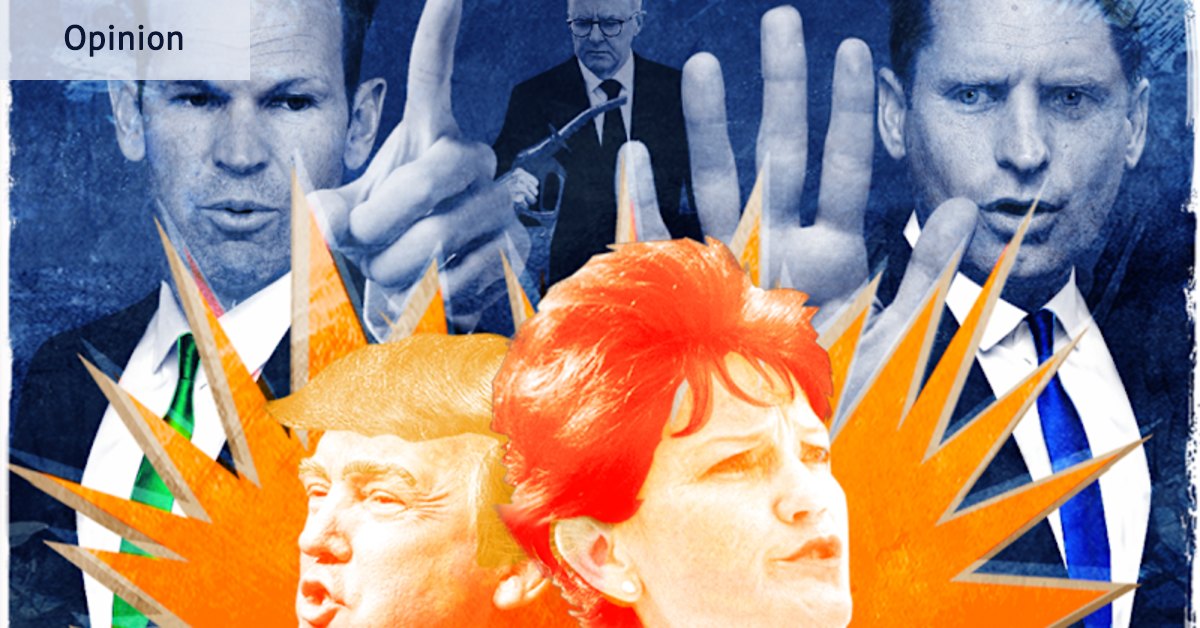 Matt Canavan and Andrew Hastie stand up to Pauline Hanson