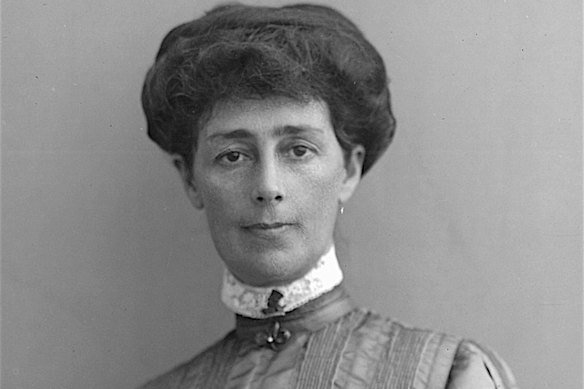 Australian suffragist Vida Goldstein. was welcomed in the US as something of a celebrity.