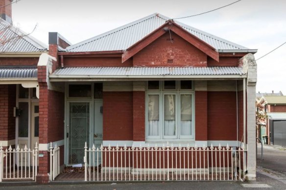Lionel Cox’s home in Greeves Street, Fitzroy.