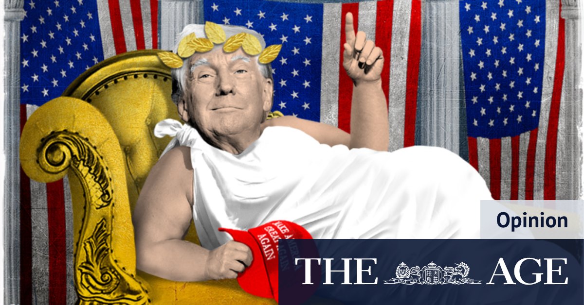 Trump ist Amerikas Caligula. Seine Mission ist es, zu zerstören ...