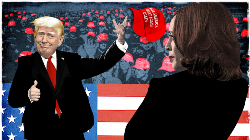 Kamala Harris has just one route to power. Donald Trump has two