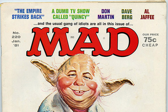 MAD magazine's Star Ward parody cover from January 1981.