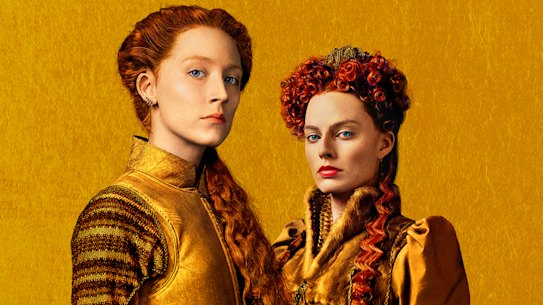 Saoirse Ronan and Margot Robbie star in Josie Rourke’s Mary Queen of Scots, Focus Features, 2018.