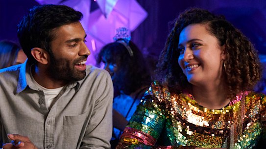 Nikesh Patel and Rose Matafeo in <i>Starstruck</i>.