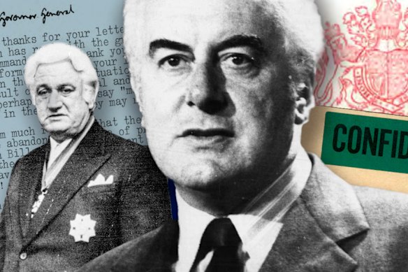 Prime Minister Gough Whitlam was given a letter of dismissal by Governor-General John Kerr in 1975.