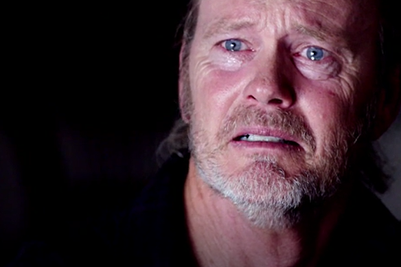 Craig McLachlan in one of his more emotional video diary entries.