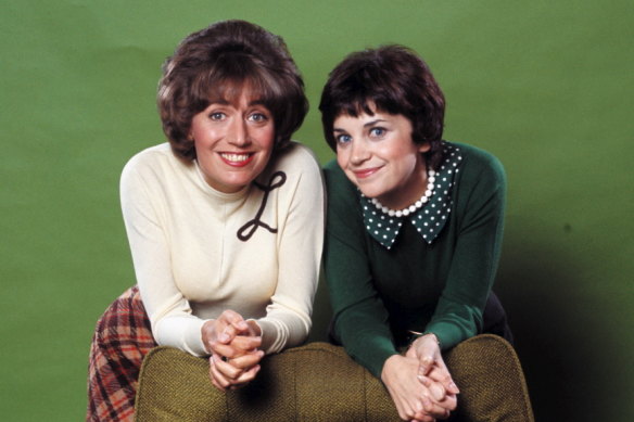 Cindy Williams (right) found fame in Laverne & Shirley.