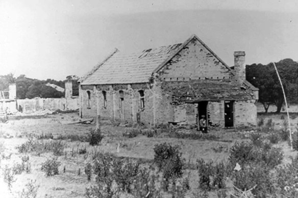 Wybalenna Aboriginal Station on Flinders Island in 1893.