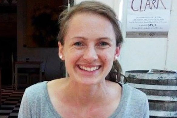 The body of Elisabeth-Jane Ross, 38, was found inside a suitcase.