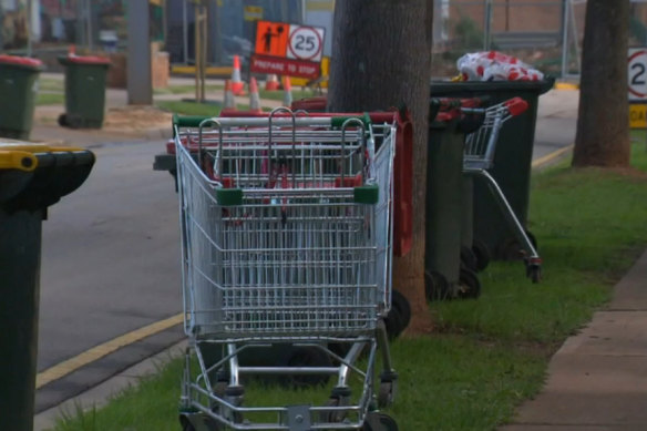 Trolley dumping is not an uncommon sight in urban Sydney.