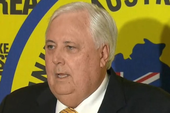 Clive Palmer.