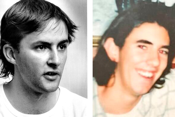 Young Anthony Albanese and Jim Chalmers