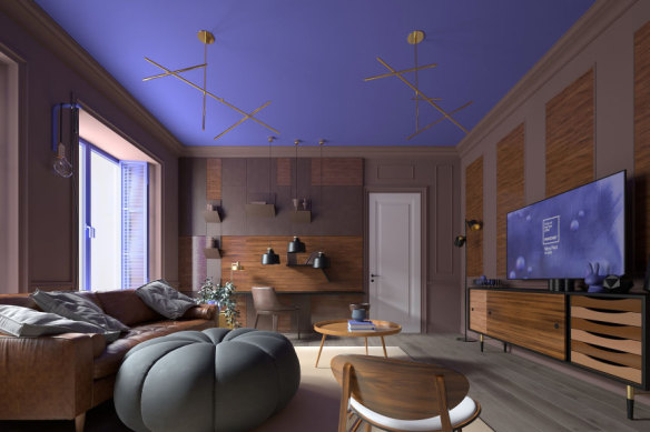 Very Peri, the Pantone colour of the year for 2022 is, a purple-blue hue that reflects the design mood for the year. 