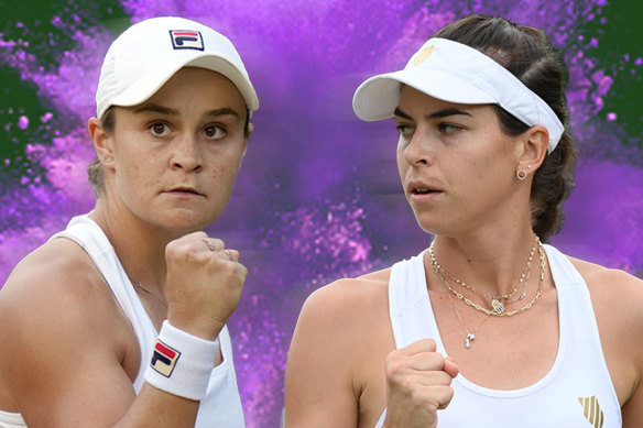 Ash Barty and Ajla Tomljanovic will meet in the Wimbledon quarter-finals.