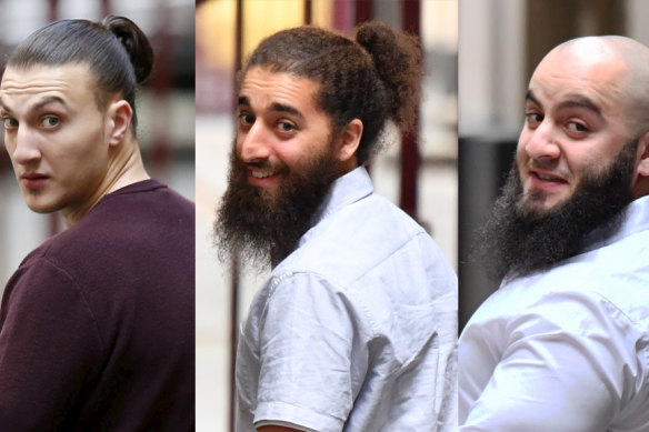 Ahmed Mohamed, Abdullah Chaarani and Hatim Moukhaiber are appealing their convictions on terrorism charges. 