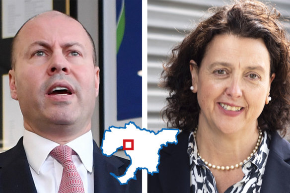 Treasurer Josh Frydenberg and independent Monique Ryan are competing for the Melbourne seat of Kooyong.