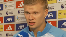 Erling Haaland talks to Stan Sport.