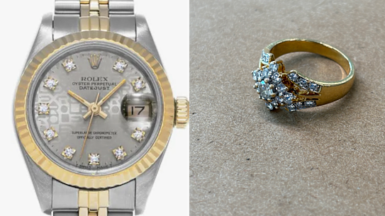 Items stolen during the burglary.