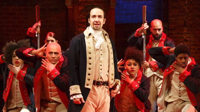 Hamilton the stage show best sale