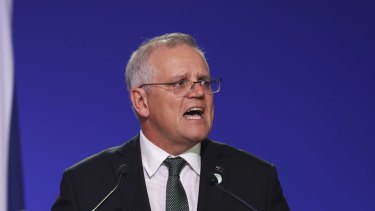 Scott Morrison sells his “Australian way” on climate change to the world. 