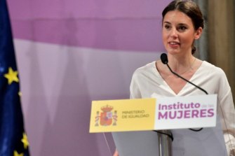 İspanya'nın eşitlik bakanı Irene Montero.