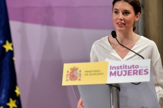 Spain’s equality minister Irene Montero says “it’s time to discard taboos”. 