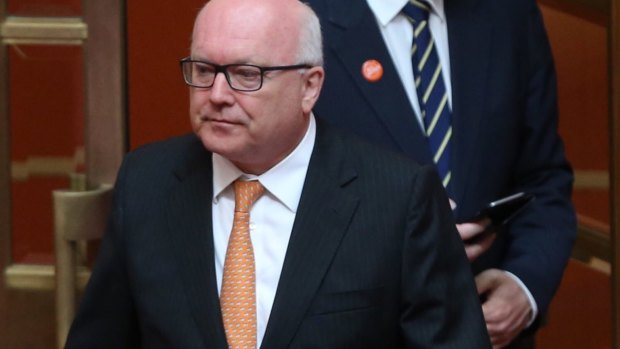 Defender of the right to be a bigot: George Brandis.