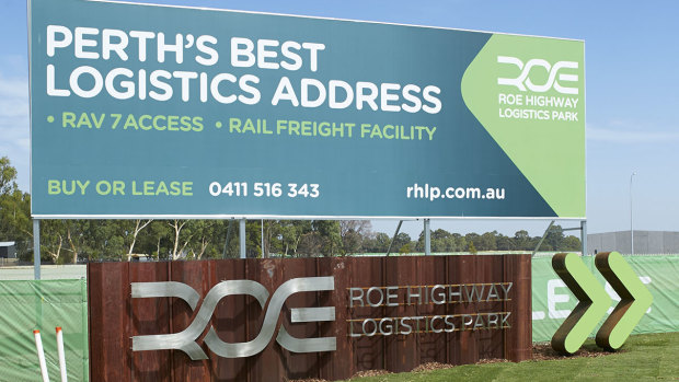 The Roe Highway Logistics Park promises to aid in Perth's freight link puzzle. 