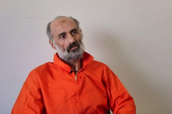 Mohammed Ahmad spoke to the ABC from detention in Syria in 2019. 