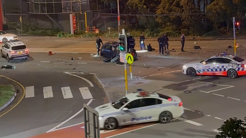 Inner west teens’ joyride ends in police pursuit, crash