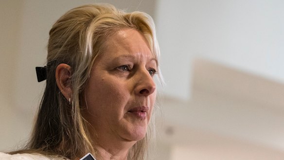 Angela Brown lost her son in February to a road accident. 