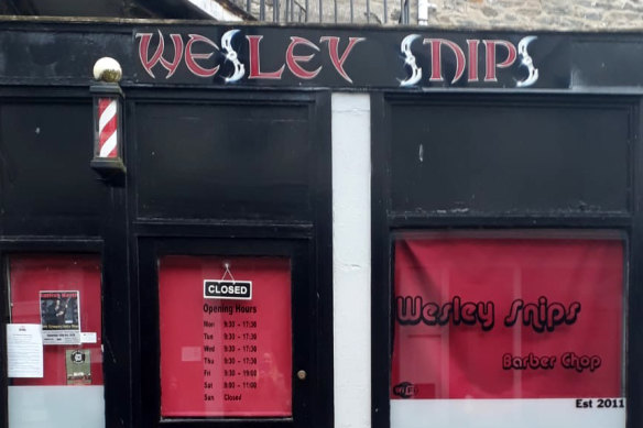 Wesley Snips barber - Rothesay, Isle of Bute, Scotland.