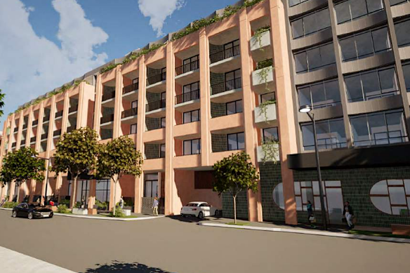 The building is on the corner of Queen Victoria and James Street.