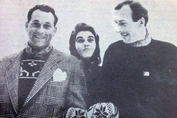 Prince Igor Troubetzkoy (left), Barbara Hutton (one of the wealthiest women in the world) and  Freddie McEvoy.
