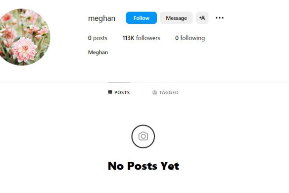 Is this Meghan Markle’s Instagram account? 
