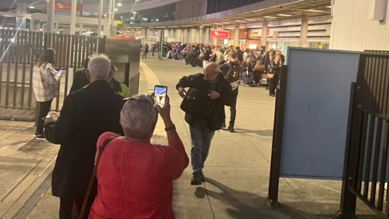 Brisbane Airport terminal evacuated, causing significant delays for hundreds