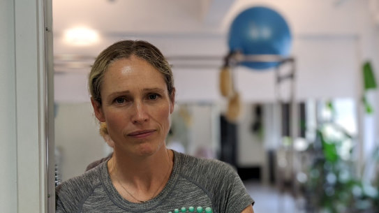 Kathryn Anderson is the owner of Viva Physiotherapy which has seen a 40 per cent drop in business.