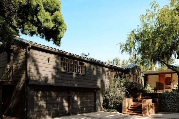 The actor painted the exterior black in 2007, which reportedly infuriated the neighbours. 