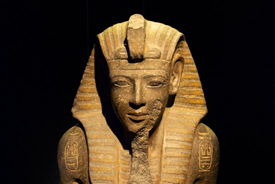 A bust of Ramses the Great.