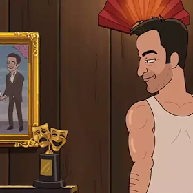 Hugh Jackman plays himself in Rick and Morty.